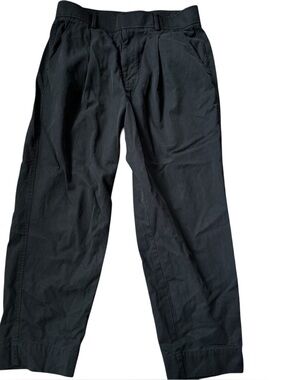 Everlane The Tencel Way High Taper Pants Black Women’s Size 14 Cropped